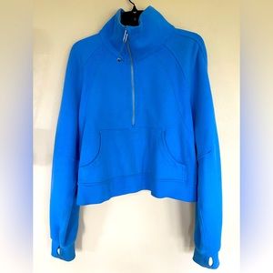lululemon oversized funnel neck half zip